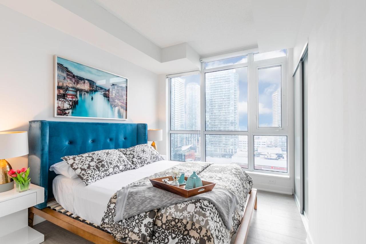 Luxury 2 Bedroom In The Heart Of Entertainment District W/ Cn Tower View Toronto Exterior foto