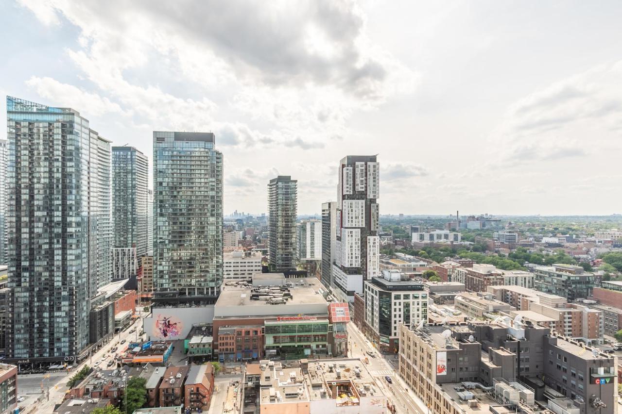 Luxury 2 Bedroom In The Heart Of Entertainment District W/ Cn Tower View Toronto Exterior foto